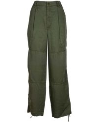 iBlues - Pantalón mirage verde con costuras horizontales - Lyst