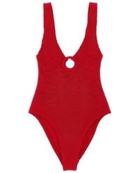 Hunza G - Celine One-Piece Badpak - Lyst