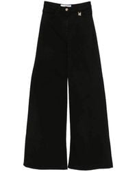 Elisabetta Franchi - Wide Jeans - Lyst