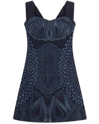 Alberta Ferretti - Short Dresses - Lyst
