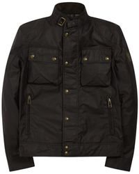 Belstaff - Jassen ,Zwart ,Katoen Racemaster Jacket - Lyst