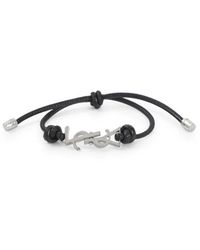 Saint Laurent - Cassandre Cord Bracelet - Lyst