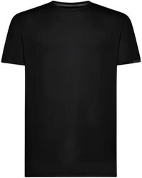 Rrd - Tops ,Zwart ,Monochrome Oxford Fabric T-Shirt - Lyst