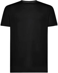 Rrd - Tops ,Zwart ,Monochrome Oxford Fabric T-Shirt - Lyst