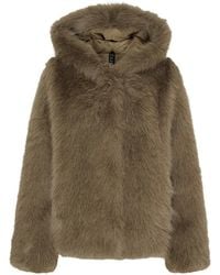 Notyz - Fake Fur Jacke - Lyst