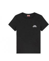 KENZO - Tops ,Zwart ,Katoen Katoenen T-Shirt - Lyst
