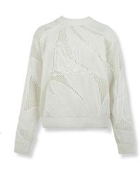 Max Mara - Truien & Vesten ,Wit ,Katoen Maglia Salvo - Lyst