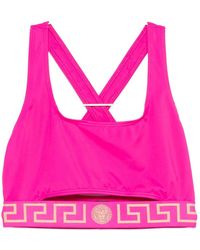 Versace - Tops ,Roze ,Nylon Sleeveless Top - Lyst