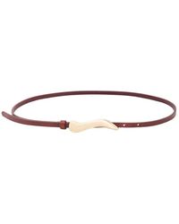 Alysi - Thin Leather Belt - Lyst