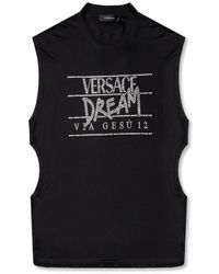 Versace - Top con estampado dream via gesu - Lyst
