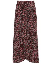 American Dreams - Blumiger wickelrock mit rüschen - Lyst