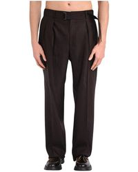 Tagliatore - Broeken ,Bruin ,Linnen Suit Broeken - Lyst