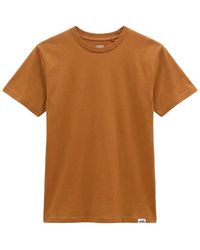 Vans - Tops ,Bruin ,Katoen Premium Standards Washed Ss T-Shirt Lx - Lyst