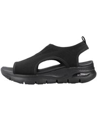Skechers - Comode arch fit sandali piatte - Lyst
