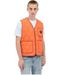 AWAKE NY - Gepolsterte steppweste mit logo-patch - Lyst