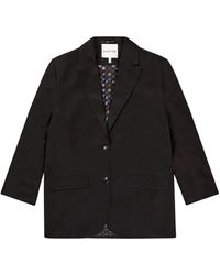Munthe - Elegante blazer negro con mangas largas y cuello clásico - Lyst