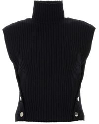 A.P.C. - Schwarzes peige-top aus baumwollmischung - Lyst