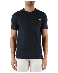 Aquascutum - Aktive tasche baumwoll t-shirt - Lyst