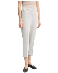 Theory - Broeken ,Grijs ,Polyester Treeca Pull-On Pant - Lyst