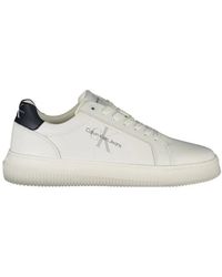 Calvin Klein - Leather Sneaker - Lyst