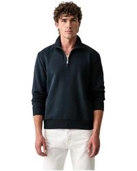 Colmar - Fitness ,Blauw ,Katoen Modish Half-Zip Sweatshirt - Lyst