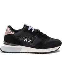 Sun 68 - Stargirl Glitter Low Top Sneakers - Lyst