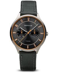 Bering - Accessoires ,Zwart ,Nylon Herenhorloge Titanium 39 Mm Band Nylon 11539-879 - Lyst