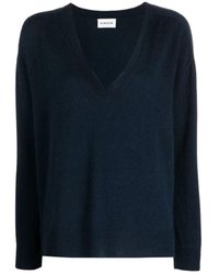 P.A.R.O.S.H. - Women clothing sweatshirts blue ss 23 - Lyst