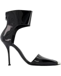McQueen - Punk Pumps Met Puntige Neus - Lyst