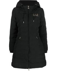 EA7 - Down coats - Lyst