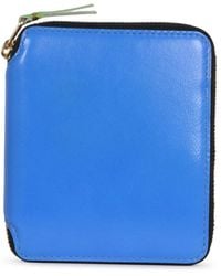 Comme des Garçons - Fluo Leder Geldbörsen Und Kartenhalter - Lyst