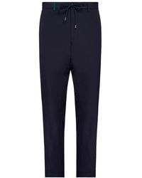Premiata - Broeken ,Blauw ,Nylon Technische Stoffen Broek - Lyst