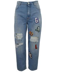 Femme Vêtements Jeans Pantalons capri et pantacourts Jeans Jean Gaelle Paris en coloris Bleu 
