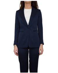 Max Mara - Jassen ,Blauw ,Stijlvolle Jas Voor Vrouwen - Lyst