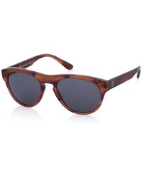 Armani - Sonnenbrille Mit Abgerundetem Rahmen - Lyst