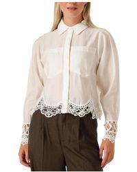 Copenhagen Muse - Witte Cmmolly-Shirt Blouse - Lyst