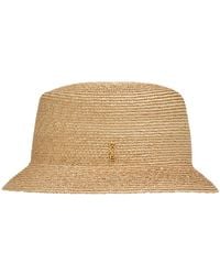 Saint Laurent - Neutrals Hats - Lyst