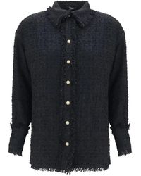 Balmain - Jassen ,Zwart ,Tweed Tweed Jassen - Lyst