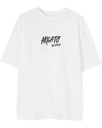 Axel Arigato - Graffiti-inspiriertes T-Shirt aus Bio-Baumwolle - Lyst