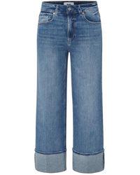 PAIGE - Blaue Waschjeans - Lyst