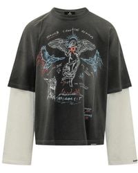 Represent - Tops ,Zwart ,Long Sleeve Tops - Lyst
