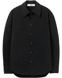 Séfr - Overhemden ,Zwart ,Katoen Trino Shirt - Lyst