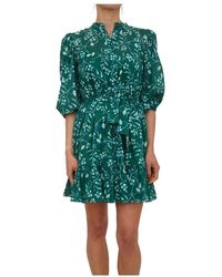 iBlues - Kleedjes ,Groen ,Katoen Abito Verde - Lyst