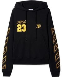 Off-White c/o Virgil Abloh - Uit White Skate Hoodie Met Ow 23 Logo - Lyst