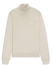 BOSS - Truien & Vesten ,Katoen Akiro Rollneck Trui - Lyst