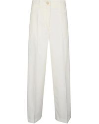 Erika Cavallini Semi Couture - Wide Trousers - Lyst