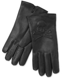 Philipp Plein - Nappa Mid-Gloves Skull&Bones - Lyst