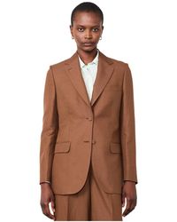 Officine Generale - Jassen ,Bruin ,Katoen Double-Breasted Corduroy Blazer - Lyst