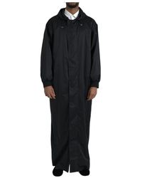 Dolce & Gabbana - Hooded Long Raincoat - Lyst