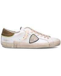 Philippe Model - Vintage streetstyle-sneaker mit spiegeldetails - Lyst
